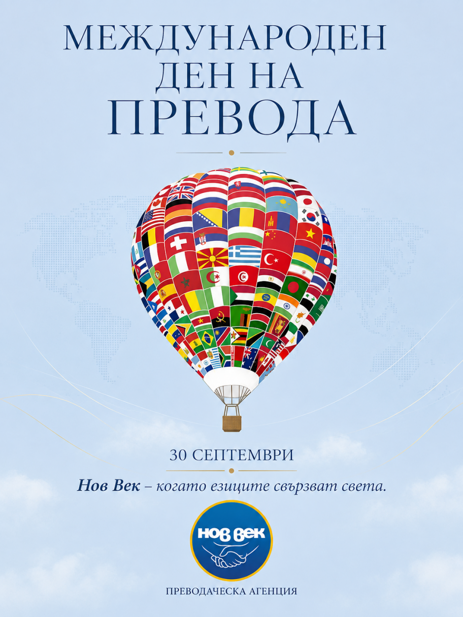 Международен ден на превода &ndash; 30 септември